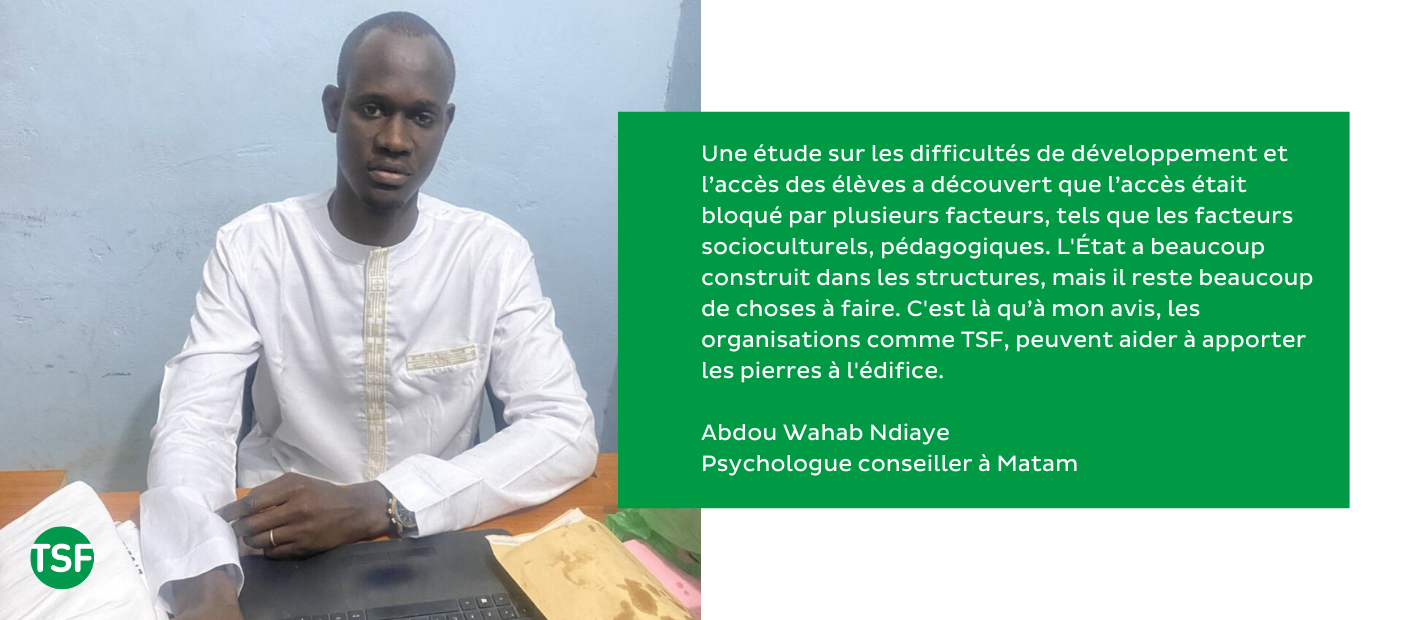 psychologue conseiller TSF Loumbal Baladji