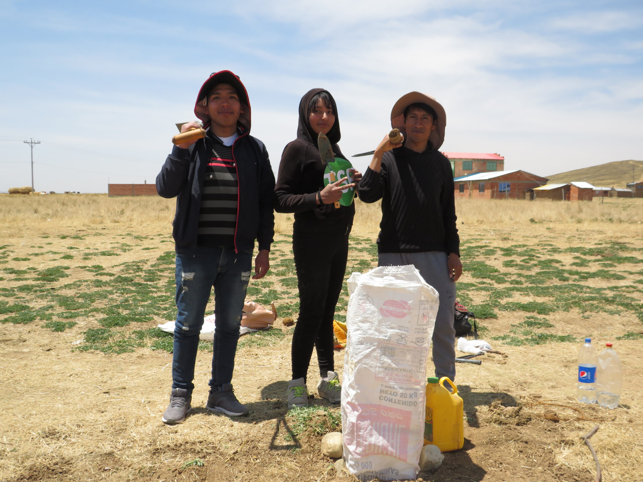 programme de TSF de recyclage des bouteilles de plastique en Bolivie