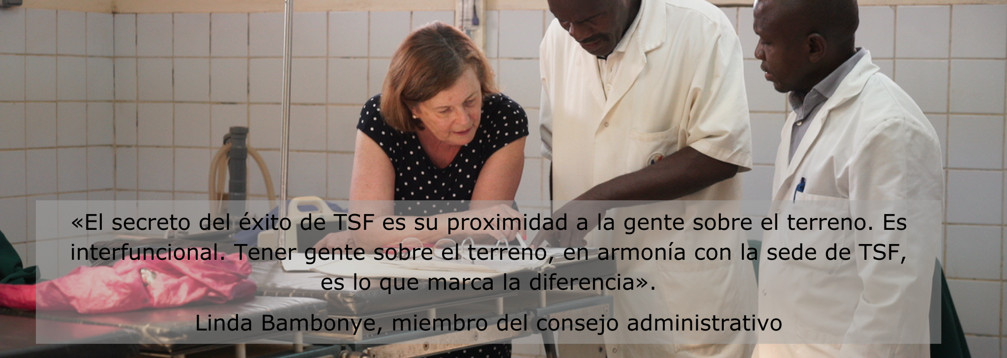 la identidad de TSF vista por Linda Bambonye