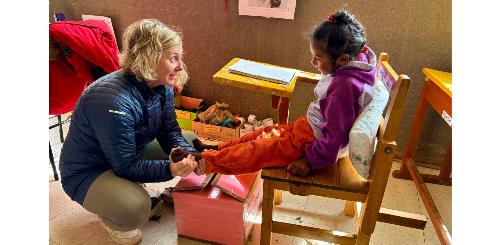 Pascale et une jeune fille