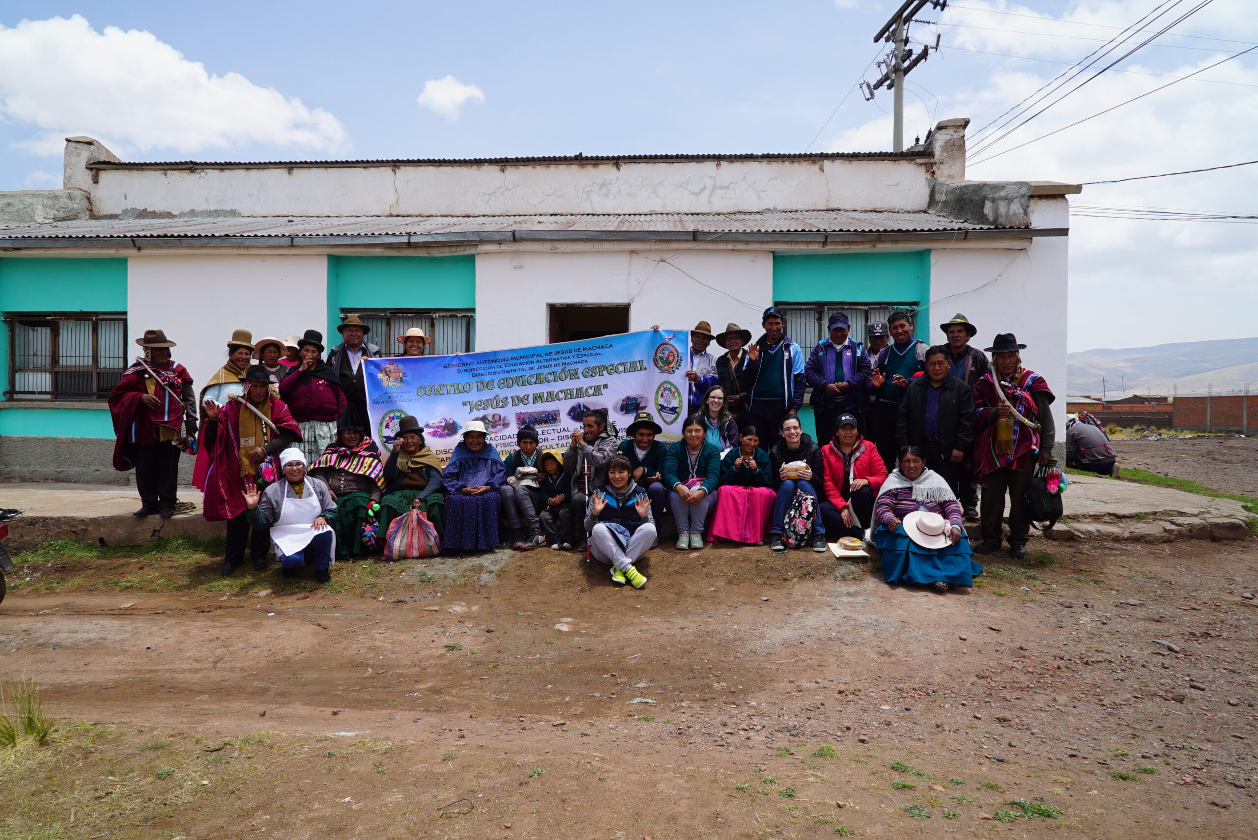 jeunes handicapés à Jesus de Machaca